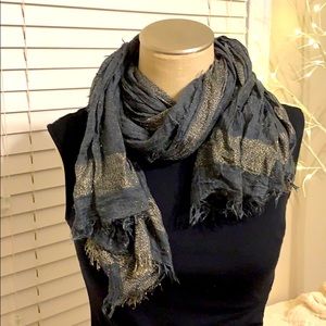 Ann Taylor Luxe Open Weave Wool Blend Scarf NWT